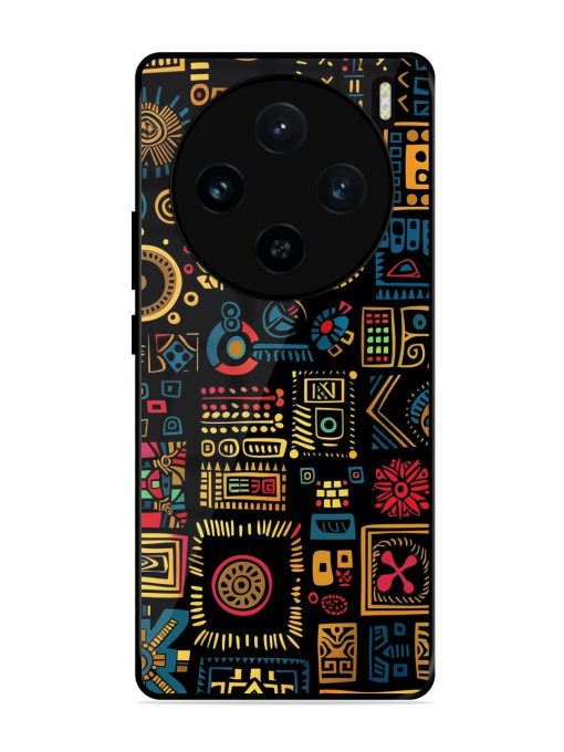 Tribal Tapestry Glossy Soft Edge Case for Vivo X100 (5G)