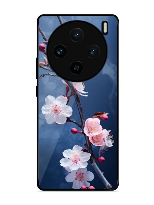 Delicate Blossoms Glossy Soft Edge Case for Vivo X100 (5G) Chachhi