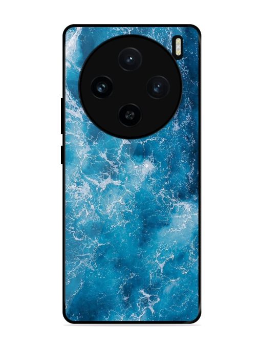 Oceanic Abyss Glossy Soft Edge Case for Vivo X100 (5G) Chachhi