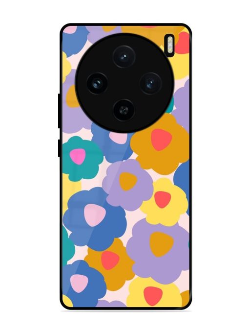 Flower Power Glossy Soft Edge Case for Vivo X100 (5G) Chachhi