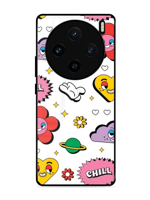 Whimsical Wonderland Glossy Soft Edge Case for Vivo X100 (5G) Chachhi