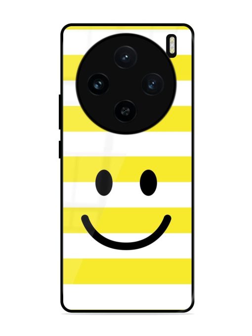 Smiling Stripes Glossy Soft Edge Case for Vivo X100 (5G) Chachhi