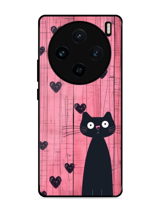 Feline Valentine'S Day Glossy Soft Edge Case for Vivo X100 (5G) Chachhi