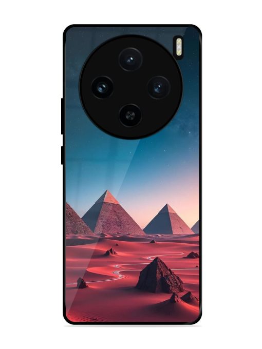 Ancient Wonders Sky Glossy Soft Edge Case for Vivo X100 (5G) Chachhi