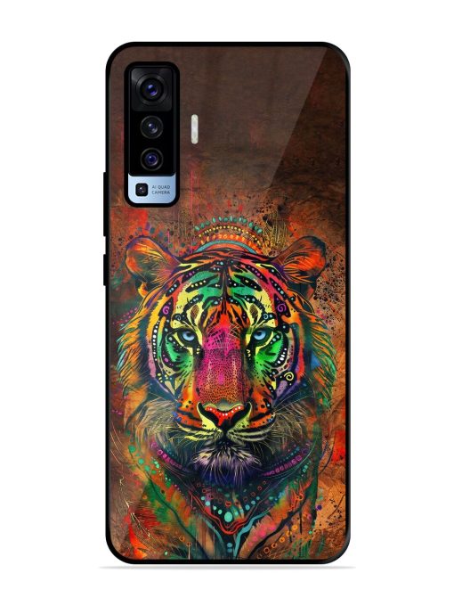 Cosmic Tiger Glossy Soft Edge Case for Vivo X50 Chachhi