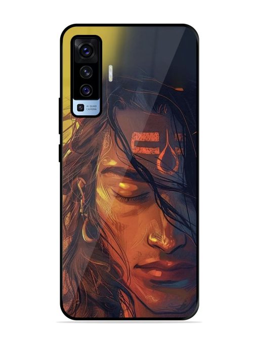 Tranquil Shiva Glossy Soft Edge Case for Vivo X50 Chachhi