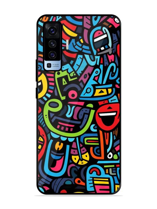 Doodlephoria Glossy Soft Edge Case for Vivo X50 Chachhi