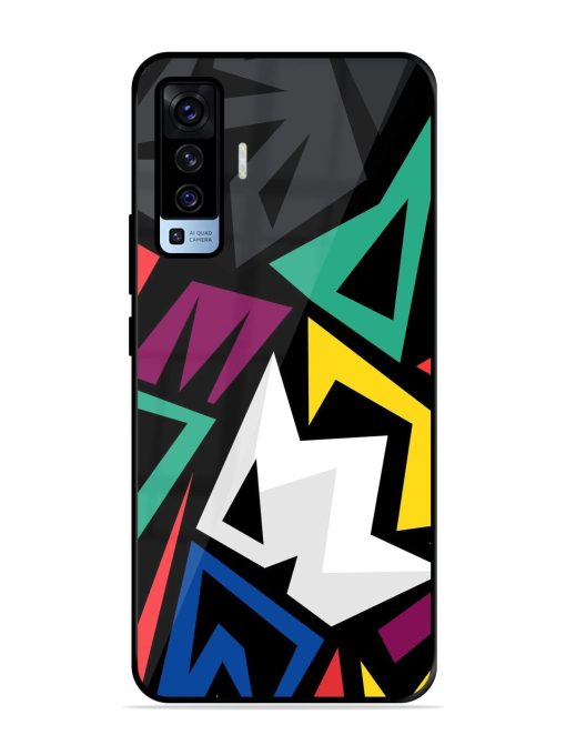 Chaotic Geometry Glossy Soft Edge Case for Vivo X50 Chachhi