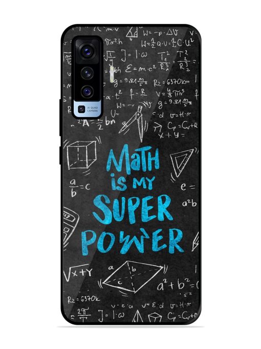 Math Magic Glossy Soft Edge Case for Vivo X50 Chachhi