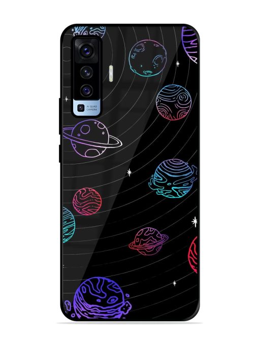 Cosmic Ballet Glossy Soft Edge Case for Vivo X50 Chachhi