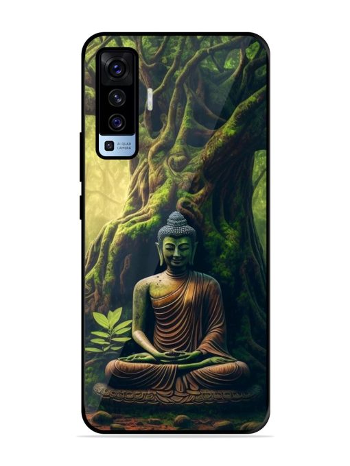 Green Buddha Art Glossy Soft Edge Case for Vivo X50 Chachhi