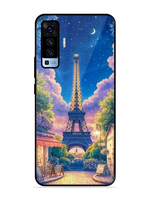 Twilight In Paris Glossy Soft Edge Case for Vivo X50 Chachhi