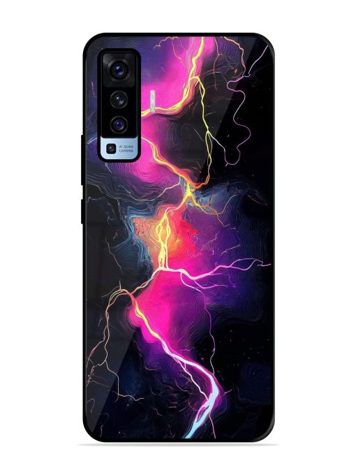 Electric Dreams Glossy Soft Edge Case for Vivo X50 Chachhi