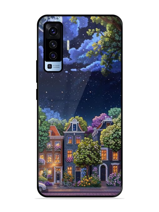 Moonlit Streets Glossy Soft Edge Case for Vivo X50 Chachhi