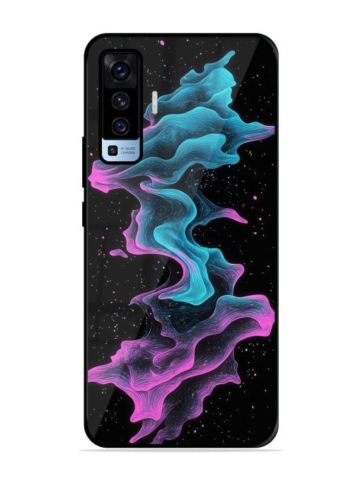 Cosmic Currents Glossy Soft Edge Case for Vivo X50 Chachhi