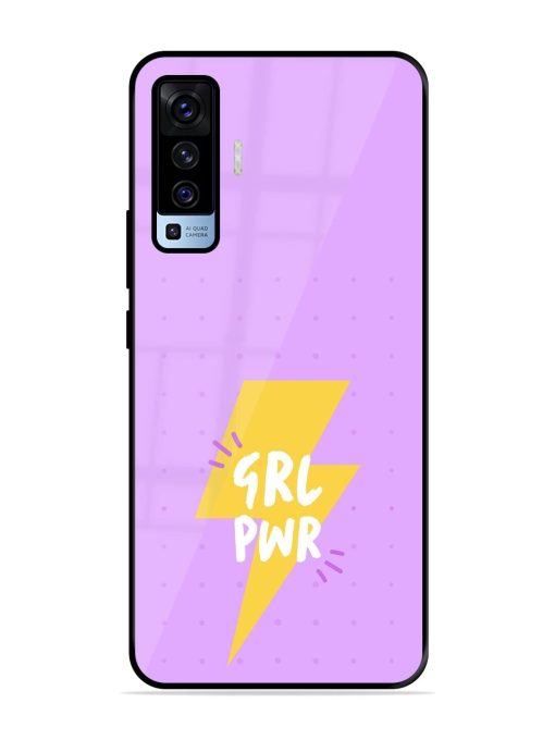 Girl Power Spark Glossy Soft Edge Case for Vivo X50 Chachhi