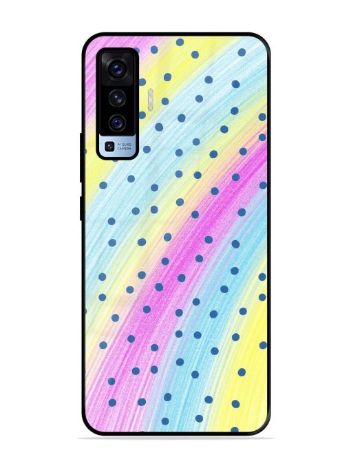 Polka Dot Paradise Glossy Soft Edge Case for Vivo X50 Chachhi