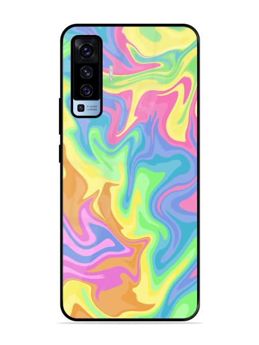 Whimsical Swirl Glossy Soft Edge Case for Vivo X50 Chachhi