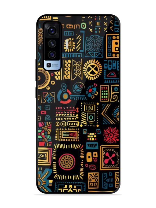 Tribal Tapestry Glossy Soft Edge Case for Vivo X50 Chachhi