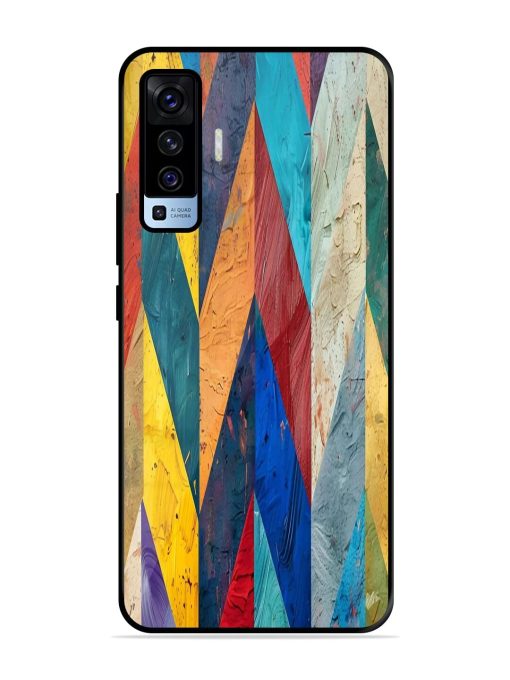 Abstract Tapestry Glossy Soft Edge Case for Vivo X50 Chachhi