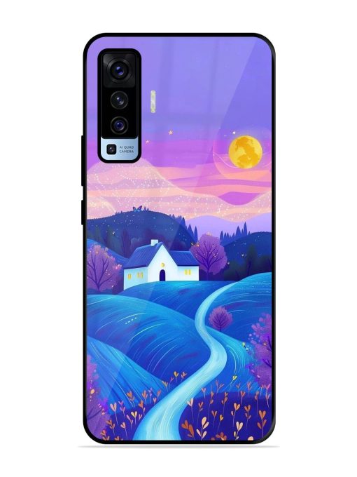 Moonlit Meadow Glossy Soft Edge Case for Vivo X50 Chachhi