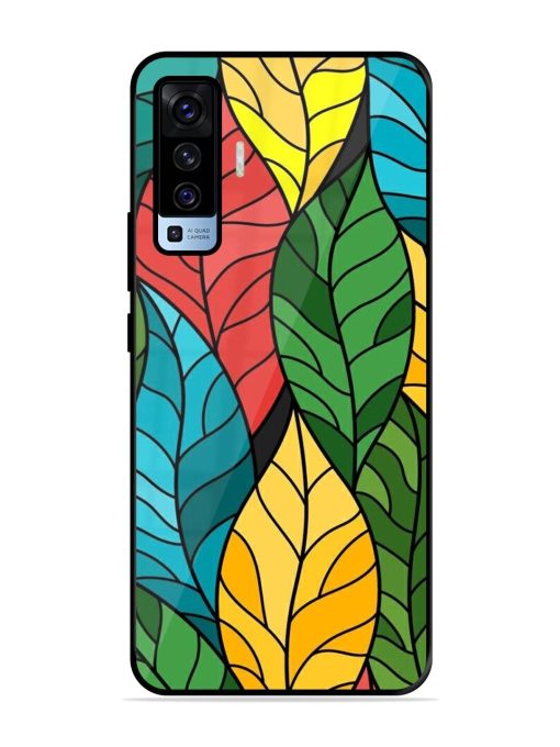 Foliage Fiesta Glossy Soft Edge Case for Vivo X50 Chachhi