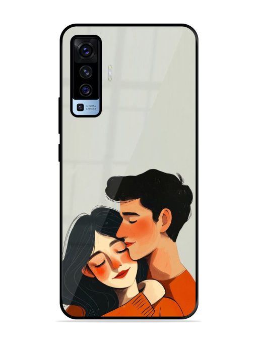 Craft Couples Glossy Soft Edge Case for Vivo X50 Chachhi