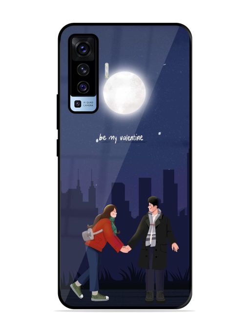 Moonlight Proposal Glossy Soft Edge Case for Vivo X50 Chachhi