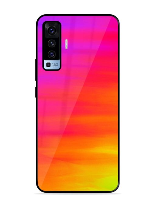 Neon Horizon Glossy Soft Edge Case for Vivo X50 Chachhi