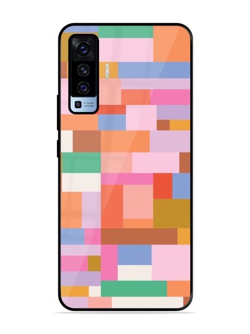 Colorful Chaos Glossy Soft Edge Case for Vivo X50 Chachhi