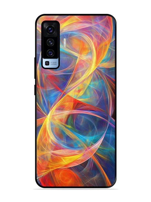 Cosmic Currents Glossy Soft Edge Case for Vivo X50 Chachhi