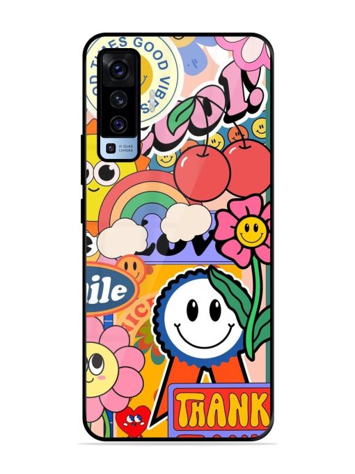 Good Times Good Vibes Glossy Soft Edge Case for Vivo X50 Chachhi