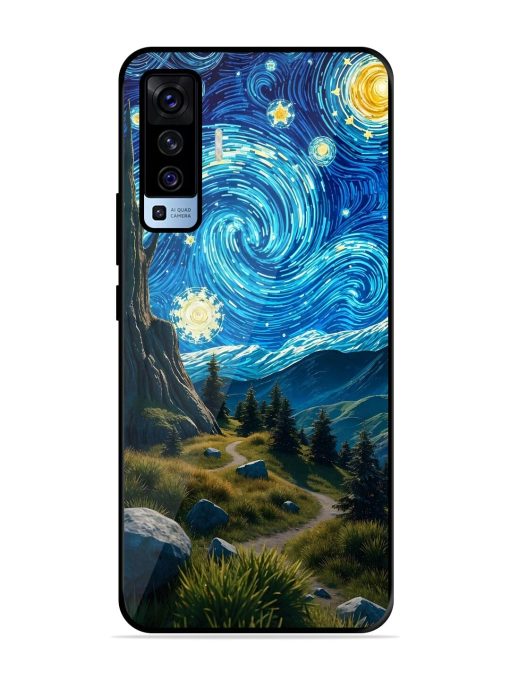 Starry Night In The Shire Glossy Soft Edge Case for Vivo X50 Chachhi