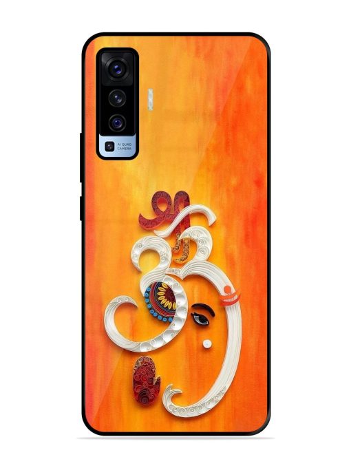 Ganesha In Quilling Art Glossy Soft Edge Case for Vivo X50 Chachhi