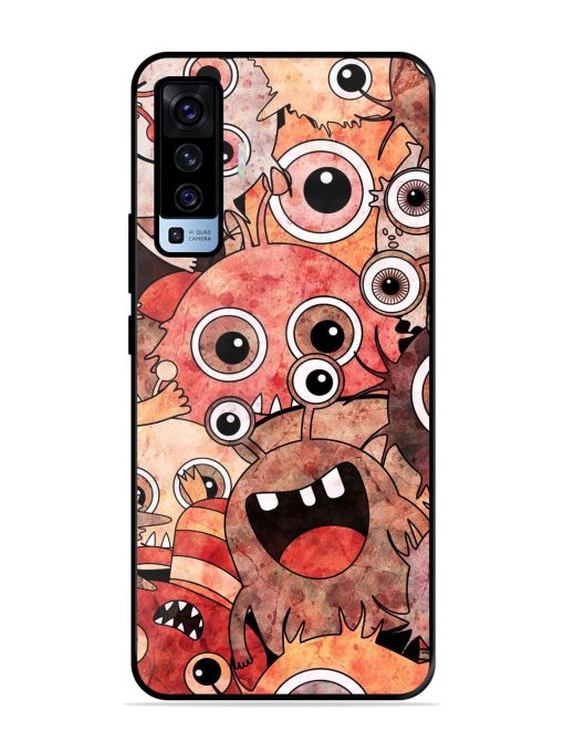 Monster Mash Glossy Soft Edge Case for Vivo X50 Chachhi