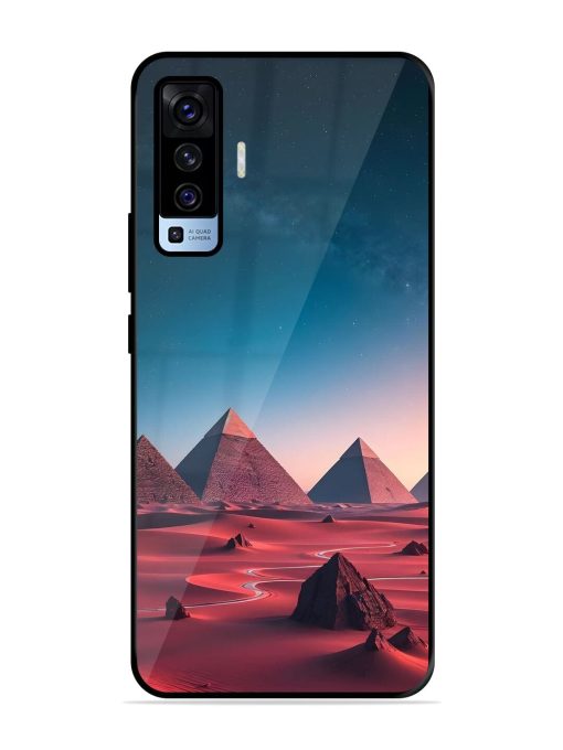 Ancient Wonders Sky Glossy Soft Edge Case for Vivo X50 Chachhi