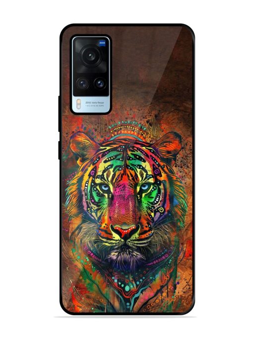 Cosmic Tiger Glossy Soft Edge Case for Vivo X60 Chachhi