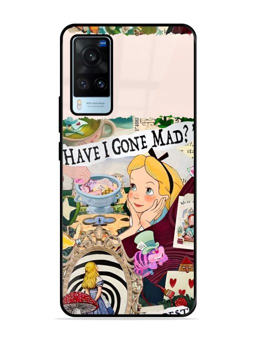 Mad Hatter'S Collage Glossy Soft Edge Case for Vivo X60 Chachhi