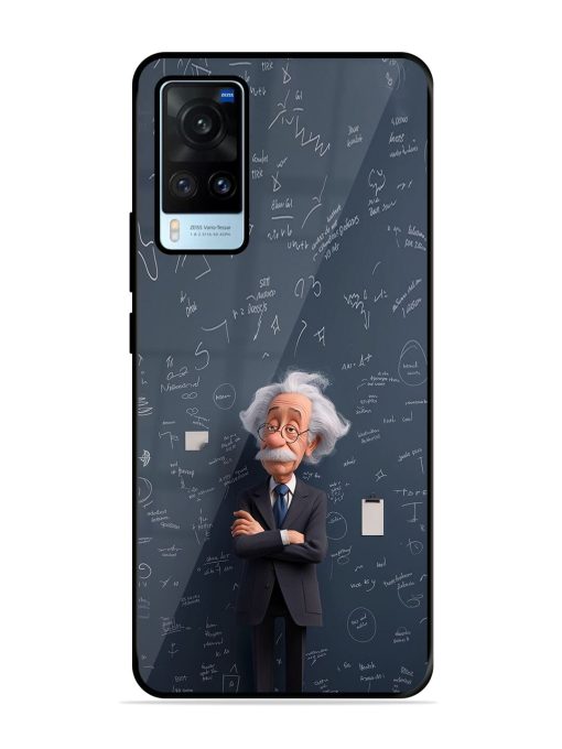 Albert Einstein Glossy Soft Edge Case for Vivo X60 Chachhi