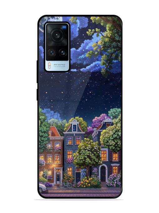 Moonlit Streets Glossy Soft Edge Case for Vivo X60 Chachhi