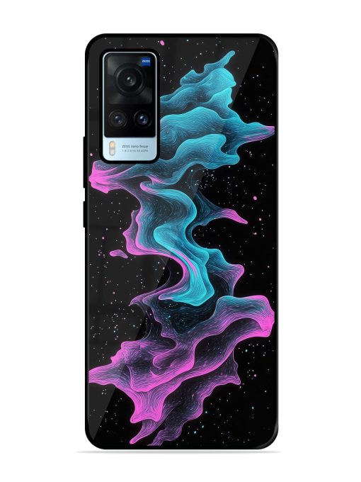 Cosmic Currents Glossy Soft Edge Case for Vivo X60 Chachhi