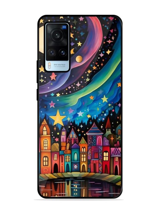 Starlit Village Glossy Soft Edge Case for Vivo X60 Chachhi