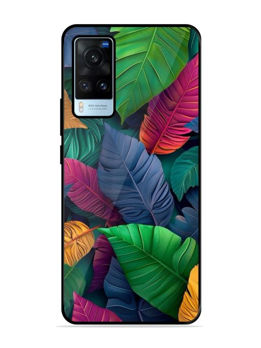 Tropical Tapestry Glossy Soft Edge Case for Vivo X60 Chachhi