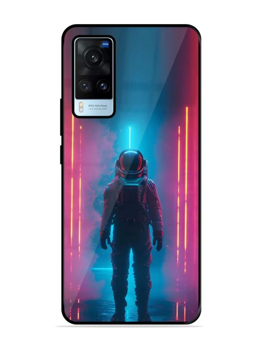 Neon Astronaut Glossy Soft Edge Case for Vivo X60 Chachhi