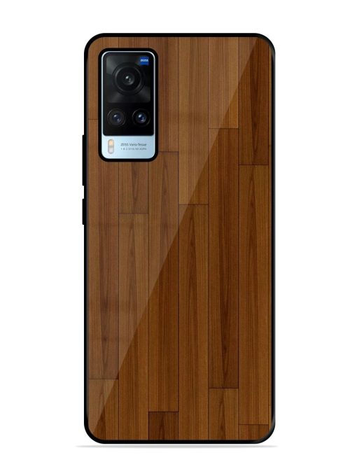 Warm Woodgrain Glossy Soft Edge Case for Vivo X60 Chachhi