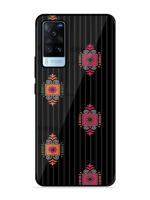 Ornate Elegance Glossy Soft Edge Case for Vivo X60 Chachhi