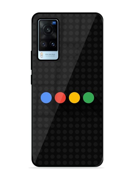 Google Dots Glossy Soft Edge Case for Vivo X60 Chachhi