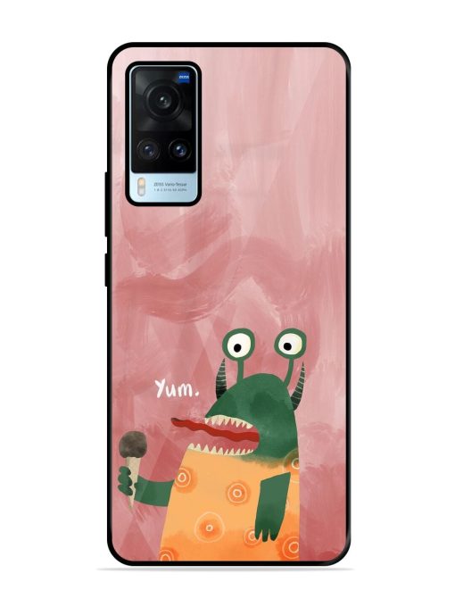 Hungry Monster Glossy Soft Edge Case for Vivo X60 Chachhi