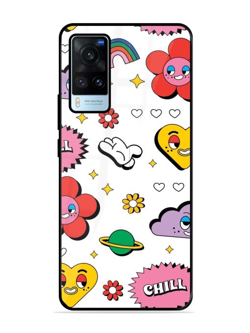 Whimsical Wonderland Glossy Soft Edge Case for Vivo X60 Chachhi