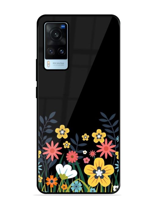 Floral Night Sky Glossy Soft Edge Case for Vivo X60 Chachhi